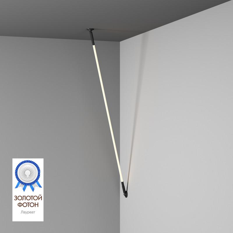 Светильник FLEX 52Вт 3000К IP20 24В DC 360град. трос в оплетке со светодиодом 3м черн. DENKIRS 732102