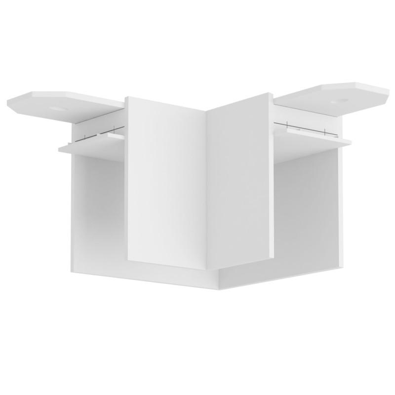 Соединитель для шинопровода SMART угловой бел. DENKIRS 629673