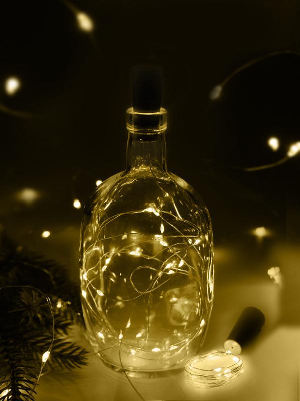 Гирлянда "Пробки" DC-G04-20YS2 20 LED 3х(LR44/LR1154/AG13/G13) в компл. желт. (уп.2шт) ФАZА 5059672