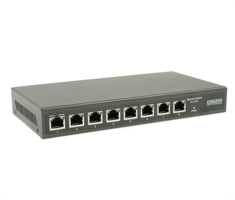 Коммутатор 2.5G Ethernet SW-8D-1 на 8 RJ45 портов OSNOVO 14341