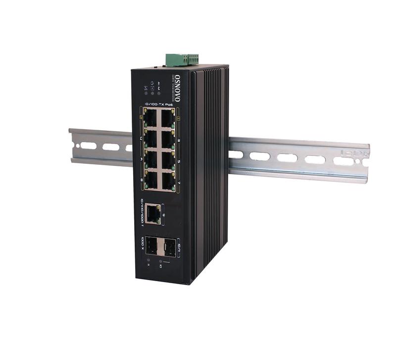 Коммутатор промышленный PoE SW-60812/I на 11 портов OSNOVO 13573