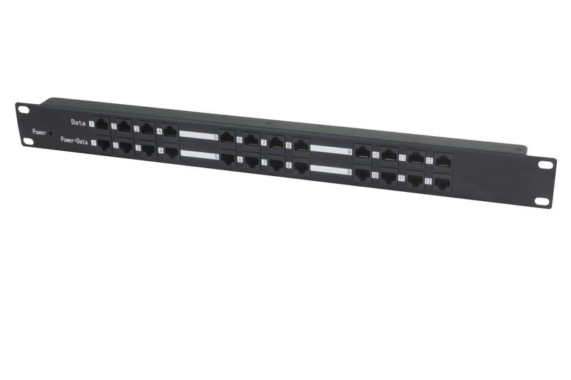 Инжектор PoE пассивный Midspan-12/P Fast Ethernet на 12 портов OSNOVO 11230