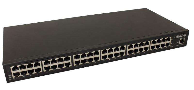 Инжектор управляемый PoE Midspan-24/370RGM Gigabit Ethernet на 24 порта OSNOVO 11495