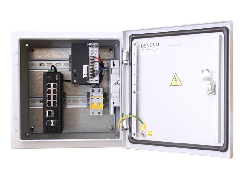 Коммутатор уличный OS-331(SW-60812/I) на базе уличн. станции OSNOVO OS-331 OSNOVO 13583