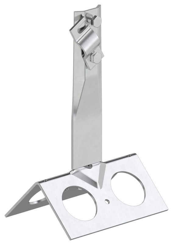 Держатель проводника круглого 6-10мм вин. кон. шир. h=100мм нерж. сталь IEK ZDP81-20-4-16-100