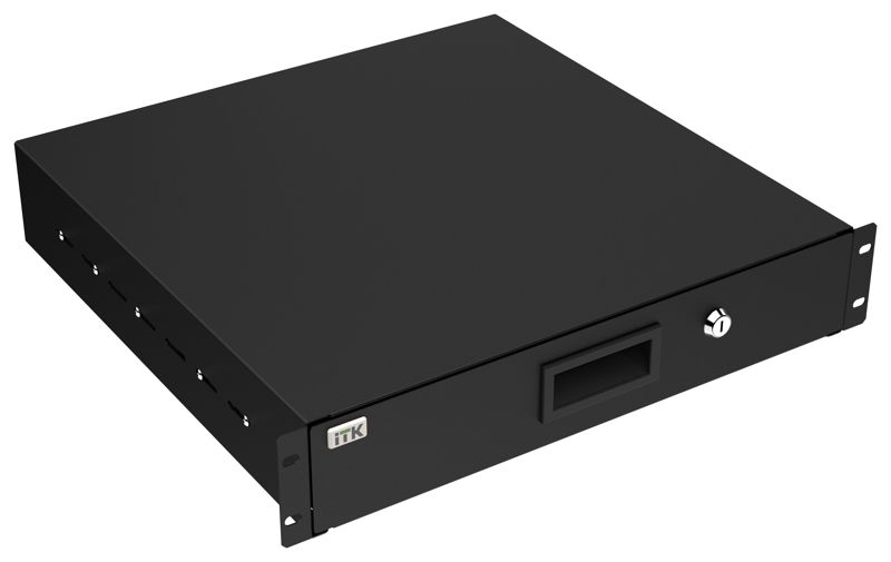 Ящик выдвижной 2U чер. ITK DD05-2U