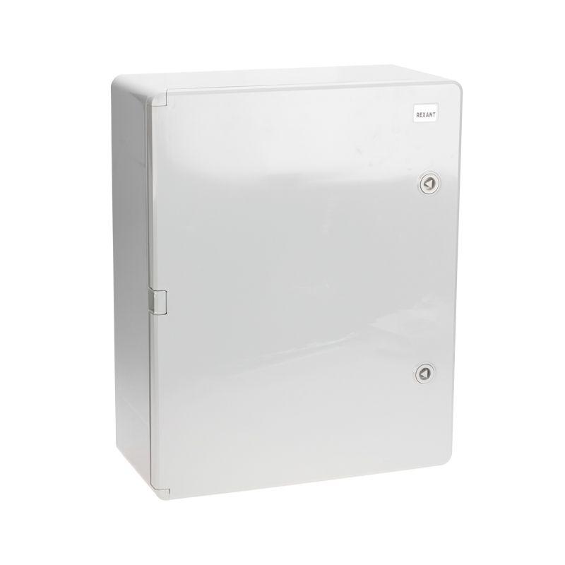 Корпус пластиковый ЩМПп 500х350х190 ABS УХЛ1 IP65 с монтажной панелью Rexant 11-0405
