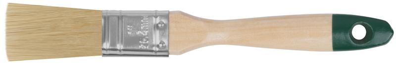 Кисть флейцевая "Хард" натур. светл. щетина дерев. ручка 1дюйм (25мм) FIT 01073