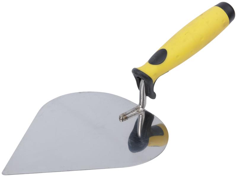 Мастерок штукатура "Профи" "трапеция"нержав. мягкая ручка 190мм FIT 05075