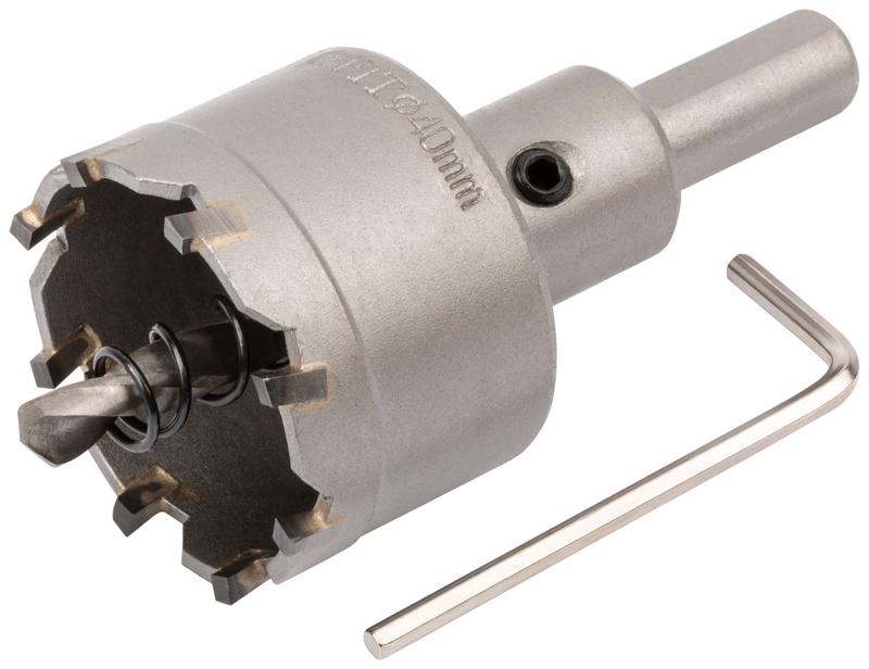 Коронка кольцевая с карбидными вставками Профи 40мм для отверст. в нерж. стали FIT 36840