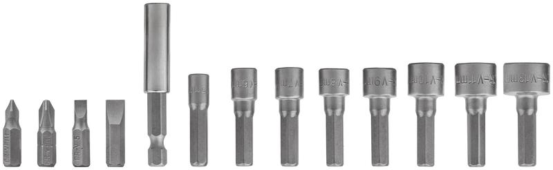 Набор бит и головок 13шт FIT 57913