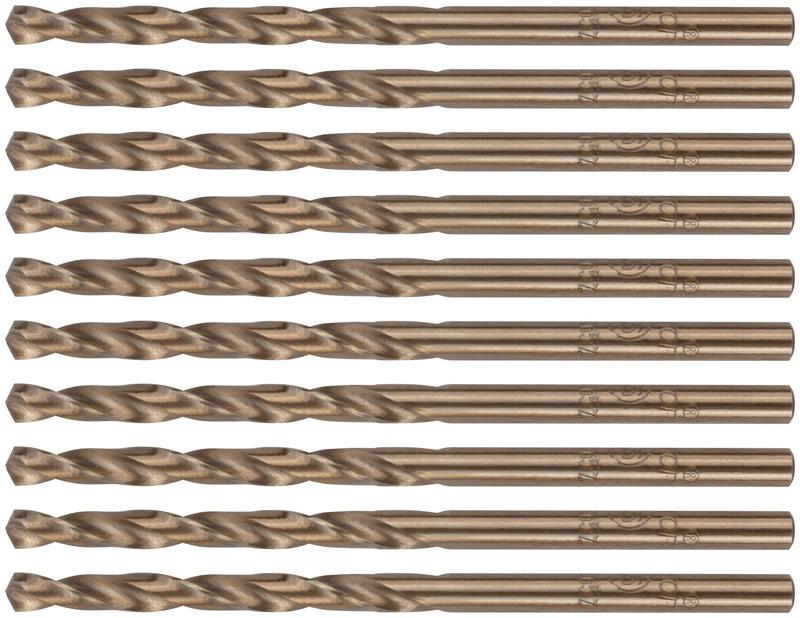 Набор сверл по металлу Profi 3.5х70мм с кобальтом 5проц. (уп.10шт) Cutop 48-35-10