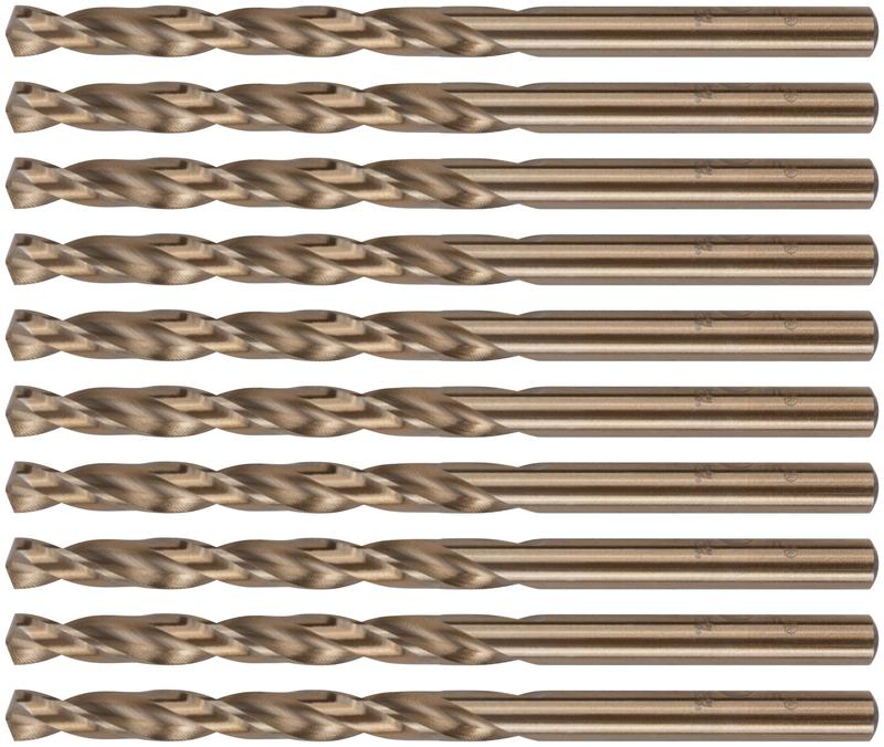 Набор сверл по металлу Profi 5.5х93мм с кобальтом 5проц. (уп.10шт) Cutop 48-55-10