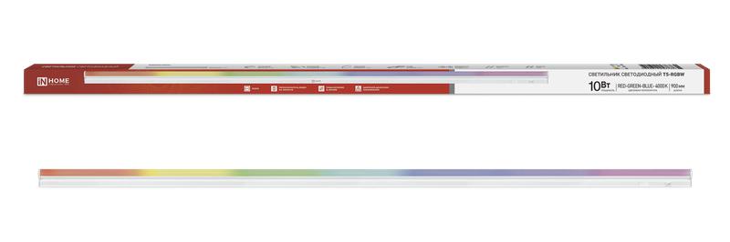 Светильник светодиодный СПБ-Т5-RGBW 10Вт red-green-blue-4000К 230В 900мм IN HOME 4690612057767