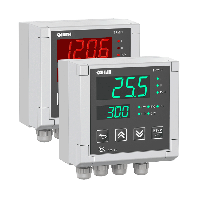Измеритель-регулятор микропроцессорный ТРМ12-Щ1.У2.РР ОВЕН 144607