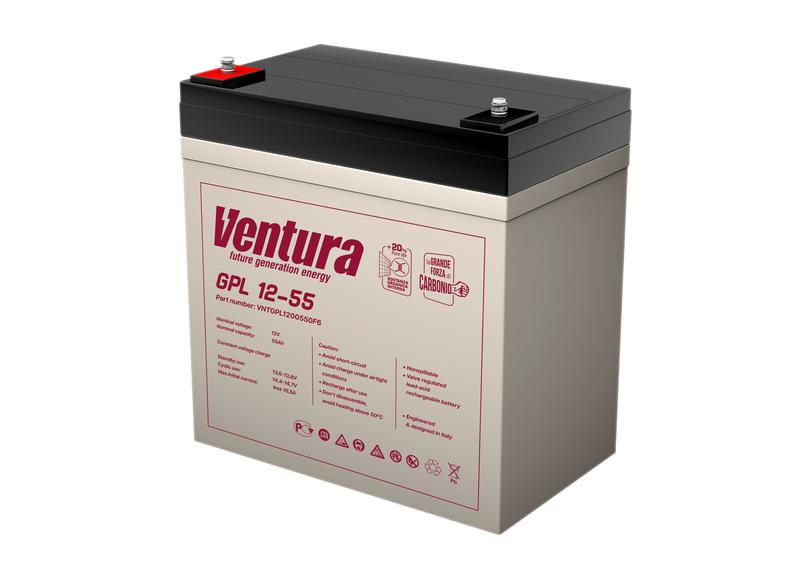 Аккумулятор 12В 55А.ч GPL 12-55 Ventura