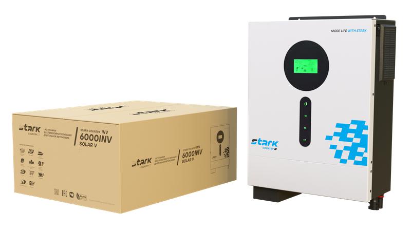 Источник бесперебойного питания (ИБП) 48В 6000ВА 6000 INV SOLAR V Stark Country