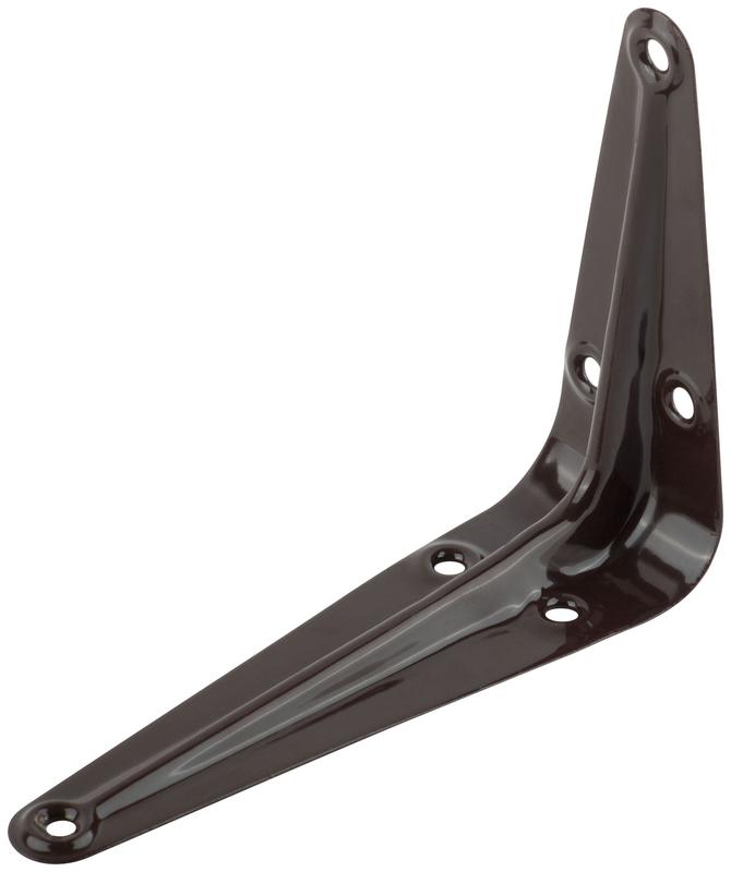 Уголок-кронштейн 75х100мм (0.7мм) корич. FIT 66003