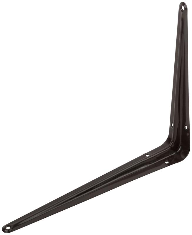 Уголок-кронштейн 200х250мм (0.8мм) корич. FIT 66053