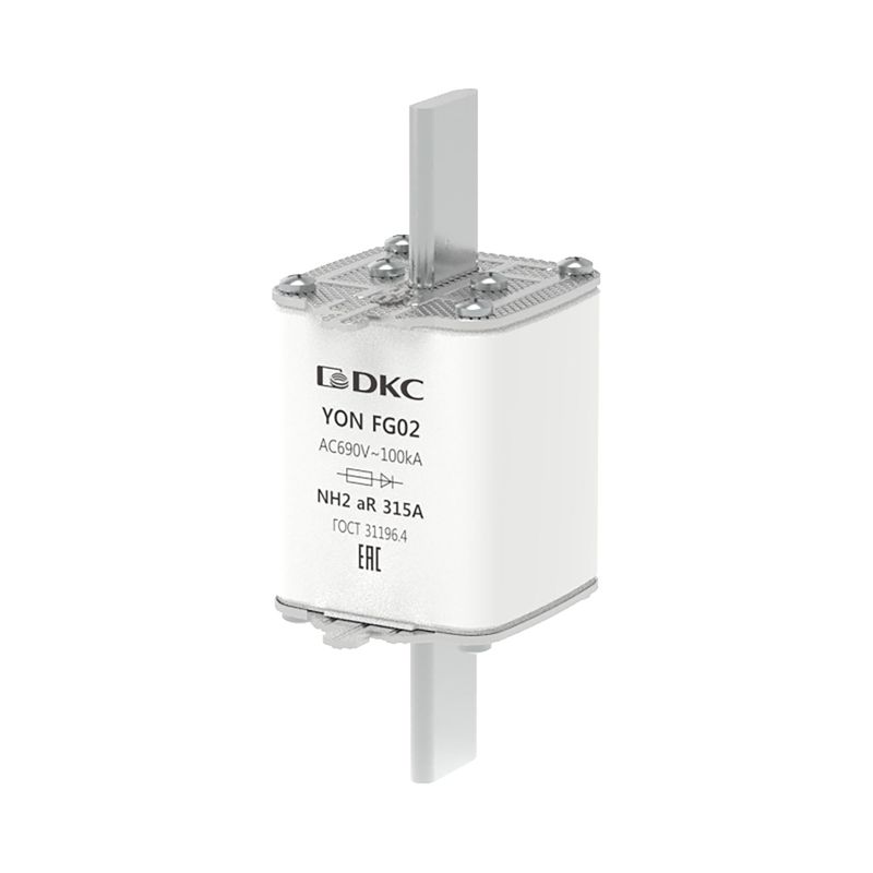 Предохранитель YON ножевого типа FG2 315А 690В хар-ка aR DKC 1FG02-0315-690V-AR