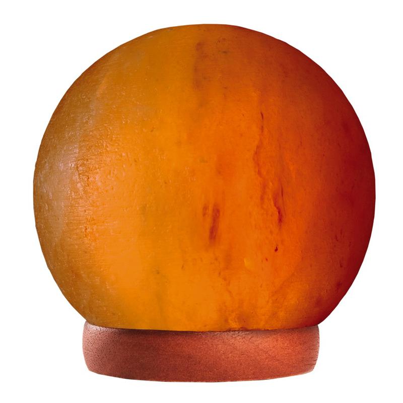 Светильник светодиодный декоративный SL-D10-USB 0.6Вт 2800К IP20 10см соляная лампа (гималайская соль на подставке из натурального дерева) ФАZА 5061057