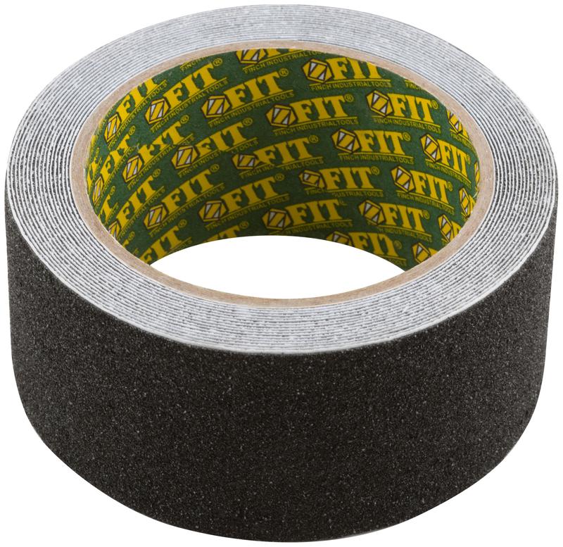 Лента клейкая противоскользящая 50ммх5м черн. FIT 11963