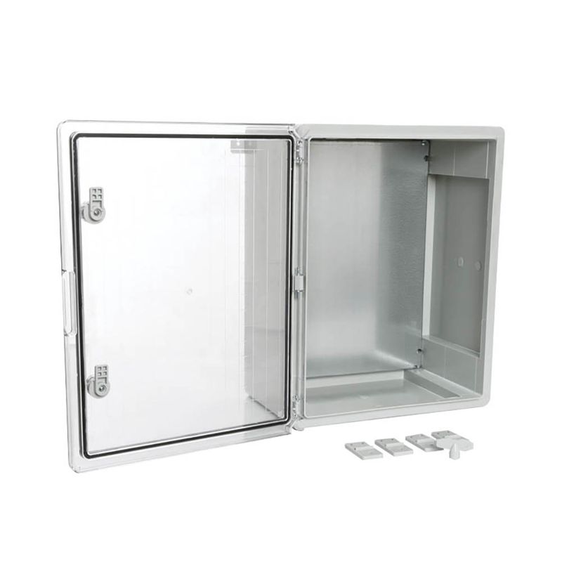 Корпус пластиковый с монтажной панелью ЩМП IP65 прозр. дверь 500х400х240 Промрукав PR08.26494