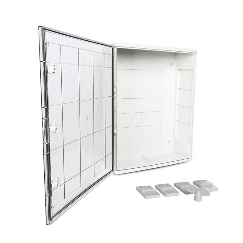 Корпус пластиковый с монтажной панелью ЩМП IP65 прозр. дверь 800х600х260 Промрукав PR08.26497