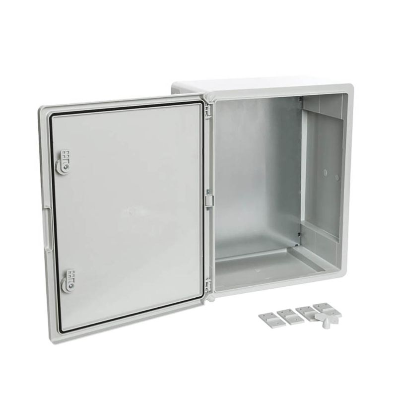 Корпус пластиковый с монтажной панелью ЩМП IP65 сер. дверь 500х400х240 Промрукав PR08.26485