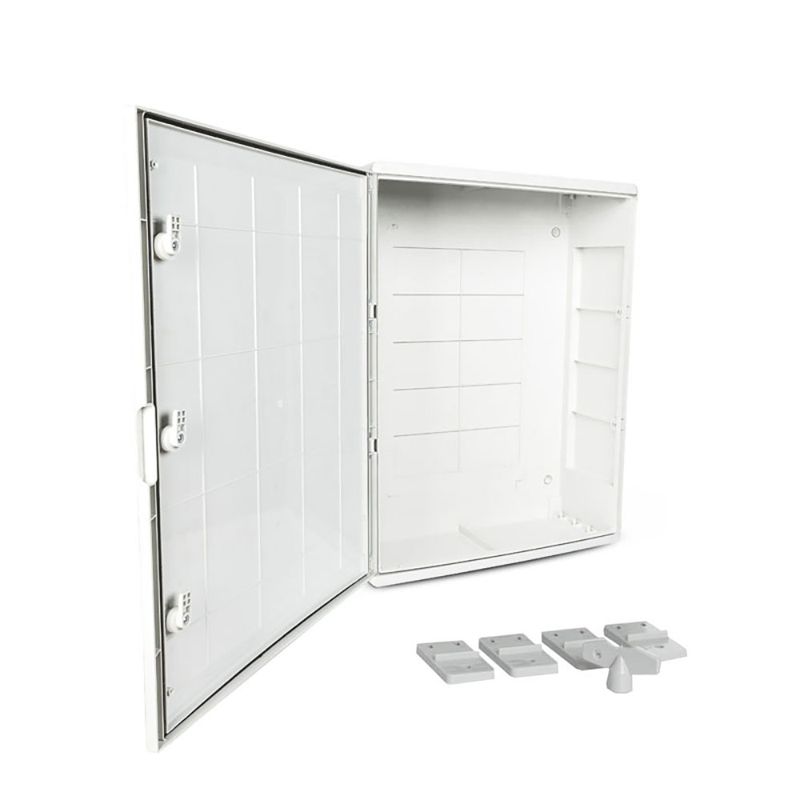 Корпус пластиковый с монтажной панелью ЩМП IP65 сер. дверь 800х600х260 Промрукав PR08.26488