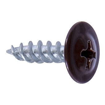 Саморез 4.2х19 с прессшайбой острый цинк RAL 8017 кор. (уп.100шт) Промрукав PR08.9287