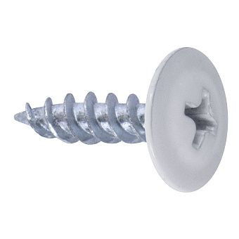 Саморез 4.2х19 с прессшайбой острый цинк RAL 9003 бел. (уп.1000шт) Промрукав PR08.9309