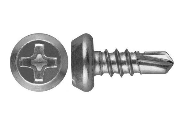 Саморез "Клоп" 3.5х11 металл-металл цинк шлиц Philips №2 сверло (уп.100шт) Промрукав PR08.9384