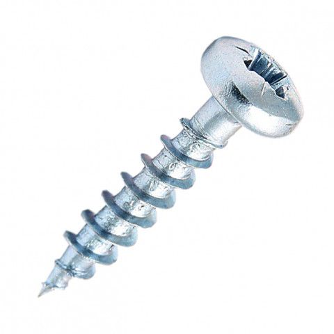 Саморез 3.5х16 DIN 7981 полукругл. головка острый цинк (уп.1000шт) Промрукав PR08.9514