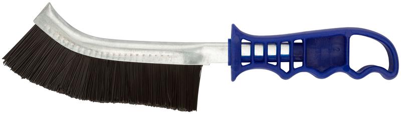 Корщетка с изогнутой пластиковой ручкой нейлоновая тип F FIT 38414