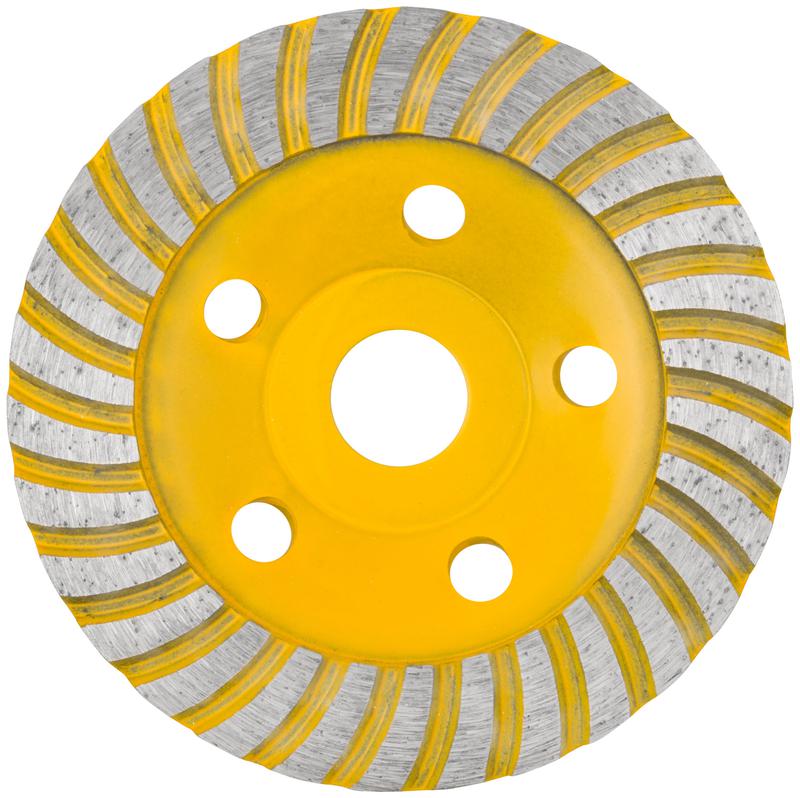 Диск шлифовальный алмазный Турбо посадочный диаметр 22.2мм 125мм FIT 39521