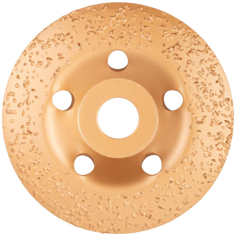 Диск шлифовальный наклонный твердосплавный посадочный диаметр 22.2мм 125мм Р24 FIT 39531