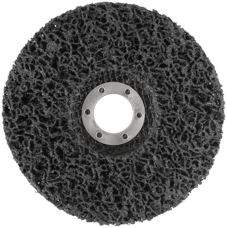 Диск зачистной полимерный посадочный диаметр 22.2мм 125мм черн. FIT 39609