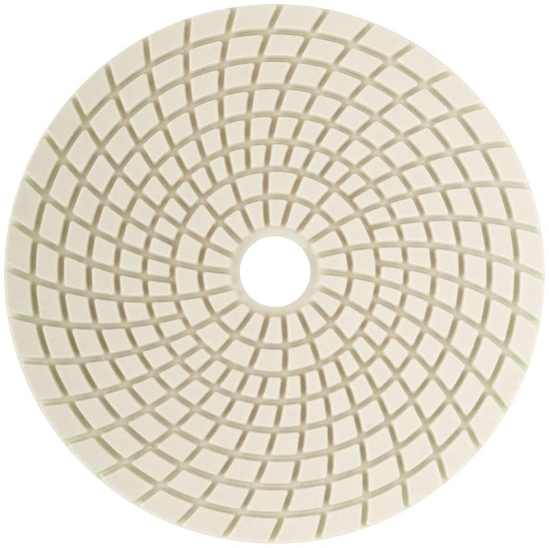 Круг шлифовальный алмазный гибкий АГШК (липучка) влажное шлифование 125мм Р1500 FIT 39886