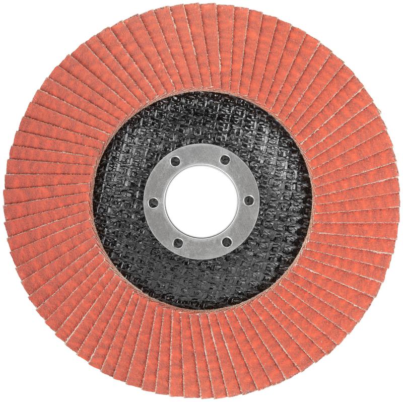 Круг лепестковый торцевой керамический 125мм Р 100 FIT 39964