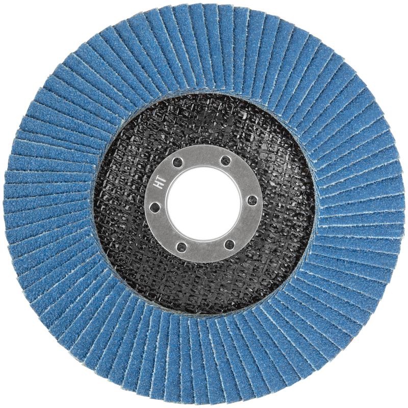 Круг лепестковый торцевой циркониевый 125мм Р 80 FIT 39968