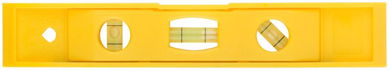 Уровень "Торпедо" пластиковый 3 глазка магнитный 225мм FIT 18601