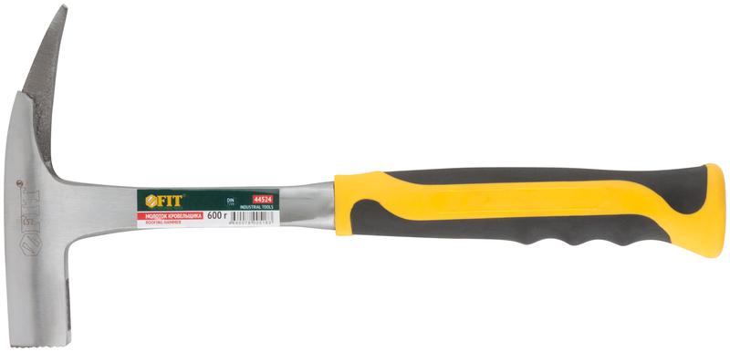 Молоток кровельщика Профи 600г цельнометал. FIT 44524