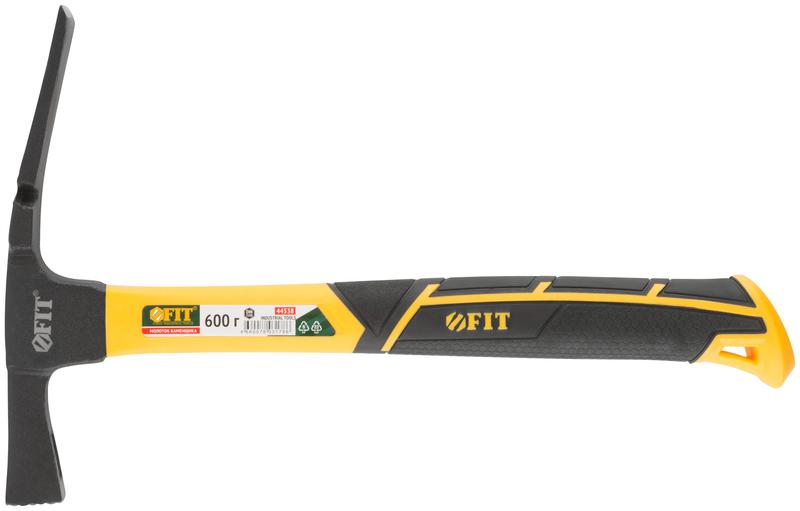 Молоток каменщика Профи 600г фибергласовая усилен. ручка FIT 44538