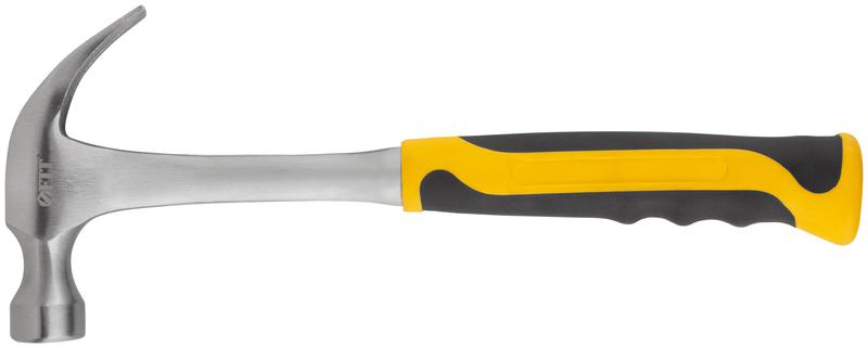 Молоток-гвоздодер Профи 27мм 450г цельнометал. FIT 44789