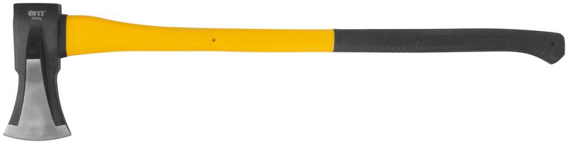 Топор-колун "ушастый" кованый 3000г фибергласовая длинная ручка FIT 46157