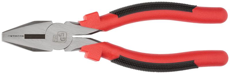 Плоскогубцы комбинированные "Стандарт" пластиковые ручки полированная сталь 200мм красн.-черн. FIT 48200