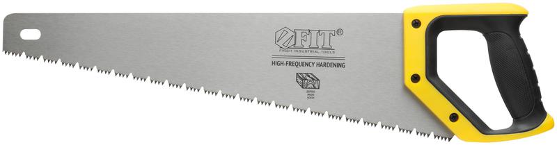 Ножовка по дереву переменный профиль каленый зуб по живой/влажной древесине профи 450мм FIT 40533