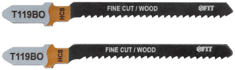 Полотно по дереву HCS фрезерованные волнистые зубья 75/50/2мм (Т119ВО) (уп.2шт) FIT 40885