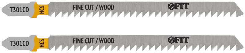Полотно по дереву HCS шлифованные под свободным углом зубья 116/91/3мм (T301CD) (уп.2шт) FIT 40898